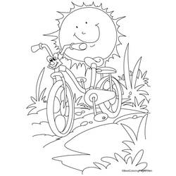 Página para colorir: Bicicleta / Bicicleta (Transporte) #136957 - Páginas para Colorir Imprimíveis Gratuitamente