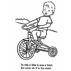 Página para colorir: Bicicleta / Bicicleta (Transporte) #136961 - Páginas para Colorir Imprimíveis Gratuitamente