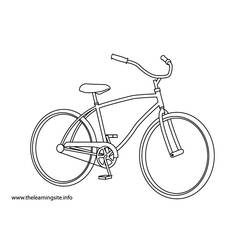 Página para colorir: Bicicleta / Bicicleta (Transporte) #136968 - Páginas para Colorir Imprimíveis Gratuitamente