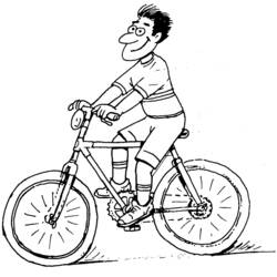 Página para colorir: Bicicleta / Bicicleta (Transporte) #136975 - Páginas para Colorir Imprimíveis Gratuitamente