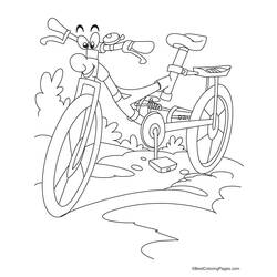 Página para colorir: Bicicleta / Bicicleta (Transporte) #136985 - Páginas para Colorir Imprimíveis Gratuitamente