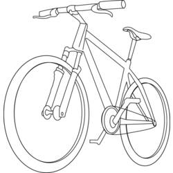 Página para colorir: Bicicleta / Bicicleta (Transporte) #137006 - Páginas para Colorir Imprimíveis Gratuitamente