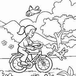 Página para colorir: Bicicleta / Bicicleta (Transporte) #137010 - Páginas para Colorir Imprimíveis Gratuitamente