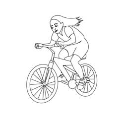 Página para colorir: Bicicleta / Bicicleta (Transporte) #137032 - Páginas para Colorir Imprimíveis Gratuitamente