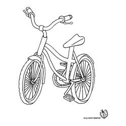 Página para colorir: Bicicleta / Bicicleta (Transporte) #137057 - Páginas para Colorir Imprimíveis Gratuitamente