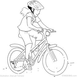 Página para colorir: Bicicleta / Bicicleta (Transporte) #137096 - Páginas para Colorir Imprimíveis Gratuitamente