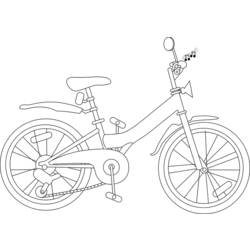 Página para colorir: Bicicleta / Bicicleta (Transporte) #137139 - Páginas para Colorir Imprimíveis Gratuitamente