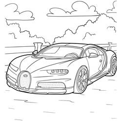 Página para colorir: Bugatti (Transporte) #218671 - Páginas para Colorir Imprimíveis Gratuitamente