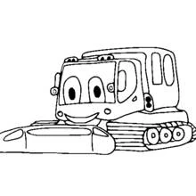 Desenho Bulldozer / Pá Mecânica (Transporte) #141778 para imprimir e colorir