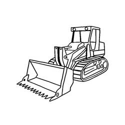 Desenho Bulldozer / Pá Mecânica (Transporte) #204515 para imprimir e colorir