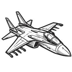 Desenho Caças (Transporte) #202476 para imprimir e colorir