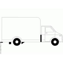 Página para colorir: Caminhão (Transporte) #135671 - Páginas para Colorir Imprimíveis Gratuitamente