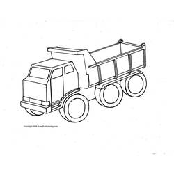 Página para colorir: Caminhão (Transporte) #135710 - Páginas para Colorir Imprimíveis Gratuitamente