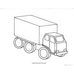 Página para colorir: Caminhão (Transporte) #135761 - Páginas para Colorir Imprimíveis Gratuitamente