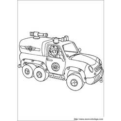 Página para colorir: Caminhão de bombeiros (Transporte) #135974 - Páginas para Colorir Imprimíveis Gratuitamente