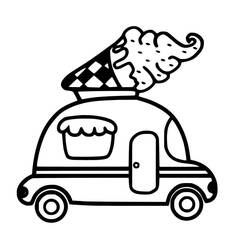 Desenho Caminhão de Sorvete (Transporte) #213358 para imprimir e colorir