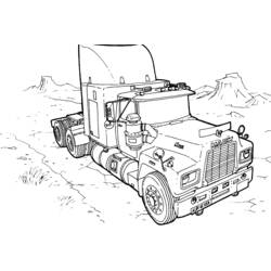 Página para colorir: caminhão-monstro (Transporte) #141292 - Páginas para Colorir Imprimíveis Gratuitamente