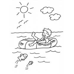 Página para colorir: Canoa / Barco a Remo (Transporte) #142199 - Páginas para Colorir Imprimíveis Gratuitamente