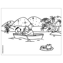Página para colorir: Canoa / Barco a Remo (Transporte) #142210 - Páginas para Colorir Imprimíveis Gratuitamente