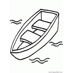 Página para colorir: Canoa / Barco a Remo (Transporte) #142315 - Páginas para Colorir Imprimíveis Gratuitamente