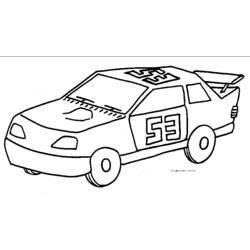 Página para colorir: carro de corrida (Transporte) #138841 - Páginas para Colorir Imprimíveis Gratuitamente