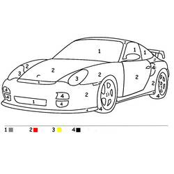 Desenhos para colorir: carro de corrida - Páginas para Colorir Imprimíveis Gratuitamente