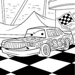 Página para colorir: carro de corrida (Transporte) #138921 - Páginas para Colorir Imprimíveis Gratuitamente