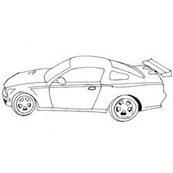 Página para colorir: Carro esportivo / tuning (Transporte) #146941 - Páginas para Colorir Imprimíveis Gratuitamente