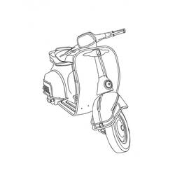 Desenho Ciclomotor (Transporte) #207560 para imprimir e colorir