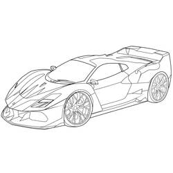 Desenho Ferrari (Transporte) #186875 para imprimir e colorir