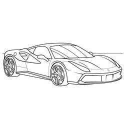 Desenho Ferrari (Transporte) #186913 para imprimir e colorir