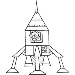 Página para colorir: Foguete (Transporte) #140074 - Páginas para Colorir Imprimíveis Gratuitamente