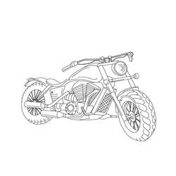 Desenho Harley-Davidson (Transporte) #210571 para imprimir e colorir