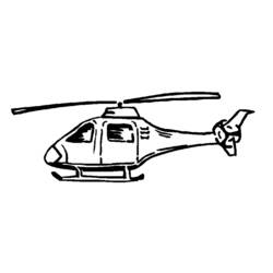 Página para colorir: Helicóptero (Transporte) #136029 - Páginas para Colorir Imprimíveis Gratuitamente
