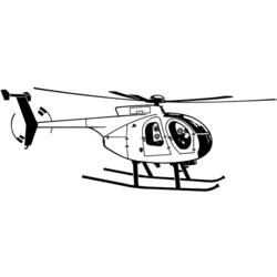 Página para colorir: Helicóptero (Transporte) #136047 - Páginas para Colorir Imprimíveis Gratuitamente