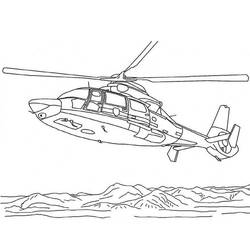 Página para colorir: Helicóptero (Transporte) #136049 - Páginas para Colorir Imprimíveis Gratuitamente