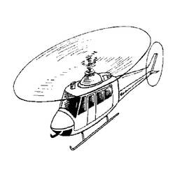 Página para colorir: Helicóptero (Transporte) #136050 - Páginas para Colorir Imprimíveis Gratuitamente