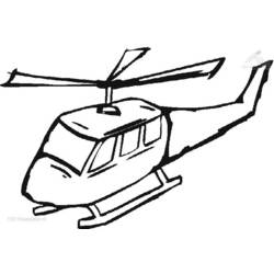 Página para colorir: Helicóptero (Transporte) #136054 - Páginas para Colorir Imprimíveis Gratuitamente