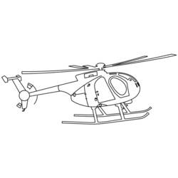 Página para colorir: Helicóptero (Transporte) #136056 - Páginas para Colorir Imprimíveis Gratuitamente