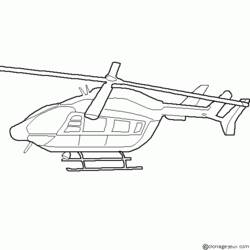 Página para colorir: Helicóptero (Transporte) #136062 - Páginas para Colorir Imprimíveis Gratuitamente