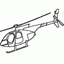 Página para colorir: Helicóptero (Transporte) #136067 - Páginas para Colorir Imprimíveis Gratuitamente