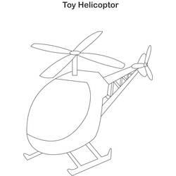 Página para colorir: Helicóptero (Transporte) #136087 - Páginas para Colorir Imprimíveis Gratuitamente