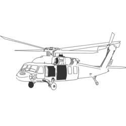 Página para colorir: Helicóptero (Transporte) #136103 - Páginas para Colorir Imprimíveis Gratuitamente