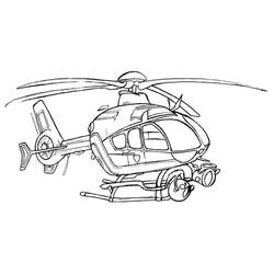 Página para colorir: Helicóptero (Transporte) #136110 - Páginas para Colorir Imprimíveis Gratuitamente