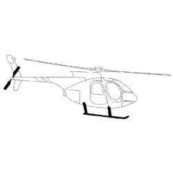 Página para colorir: Helicóptero (Transporte) #136134 - Páginas para Colorir Imprimíveis Gratuitamente