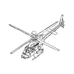Página para colorir: Helicóptero (Transporte) #136145 - Páginas para Colorir Imprimíveis Gratuitamente