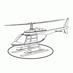 Página para colorir: Helicóptero (Transporte) #136146 - Páginas para Colorir Imprimíveis Gratuitamente