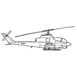 Página para colorir: Helicóptero (Transporte) #136200 - Páginas para Colorir Imprimíveis Gratuitamente