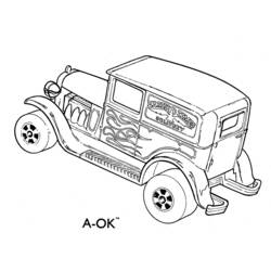 Desenho Hot Wheels (Transporte) #145912 para imprimir e colorir