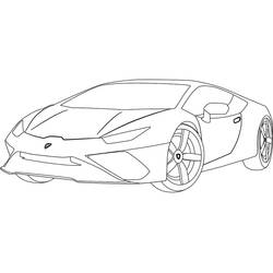 Página para colorir: Lamborghini (Transporte) #174221 - Páginas para Colorir Imprimíveis Gratuitamente